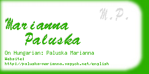 marianna paluska business card